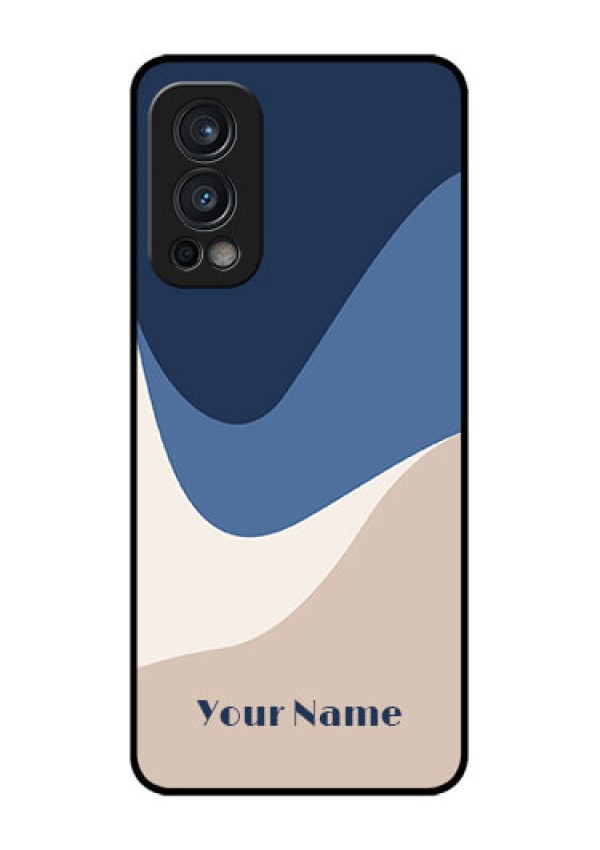 Nord 2 5G Custom Glass Phone Case - Abstract Drip Art Design