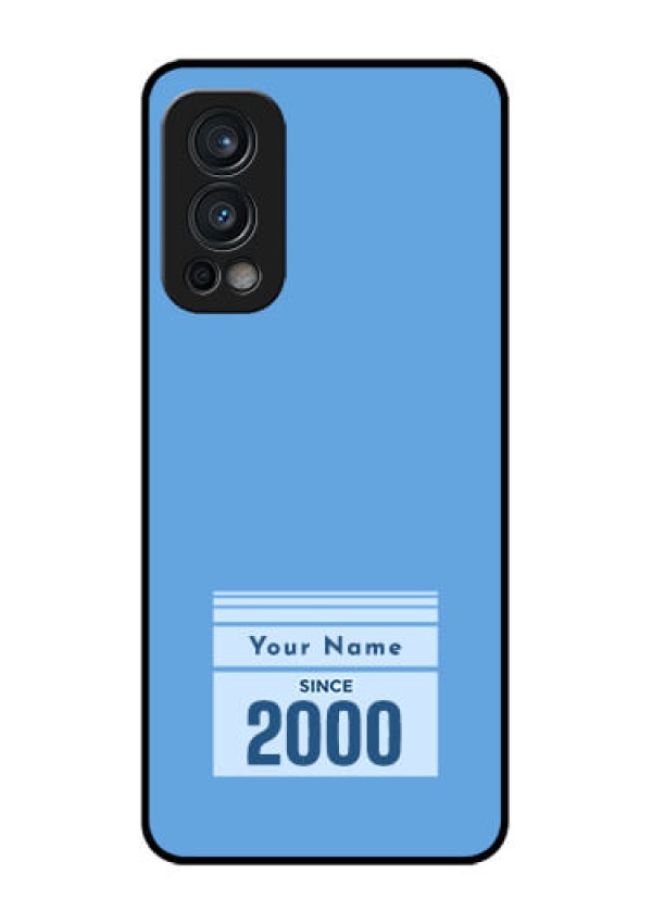 Nord 2 5G Custom Glass Mobile Case - Custom Year of birth Design
