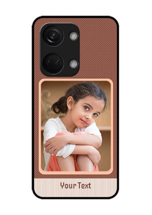 OnePlus Nord 3 5G Custom Glass Phone Case - Simple Pic Upload Design