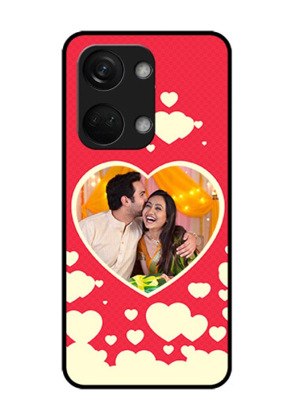 OnePlus Nord 3 5G Custom Glass Mobile Case - Love Symbols Phone Cover Design
