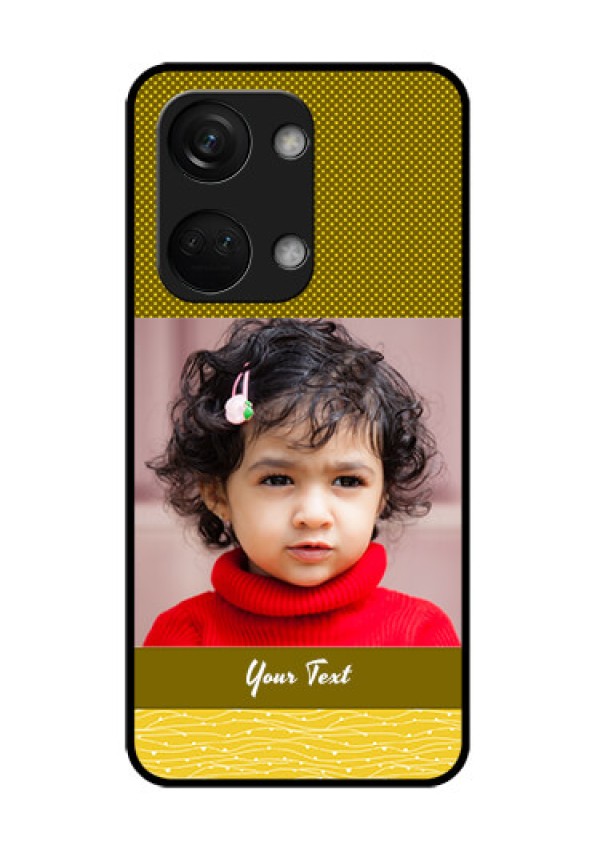 OnePlus Nord 3 5G Custom Glass Phone Case - Simple Green Color Design