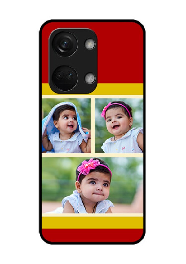 OnePlus Nord 3 5G Custom Glass Mobile Case - Multiple Pic Upload Design