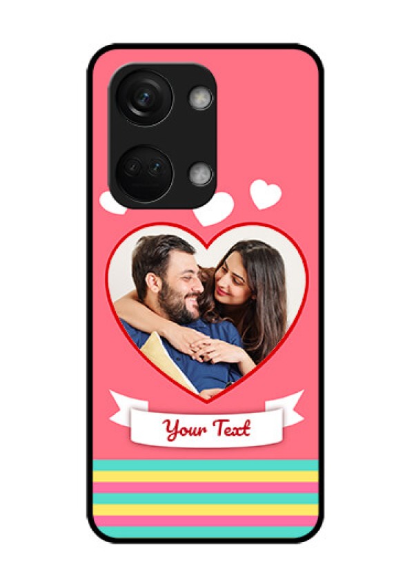 OnePlus Nord 3 5G Photo Printing on Glass Case - Love Doodle Design
