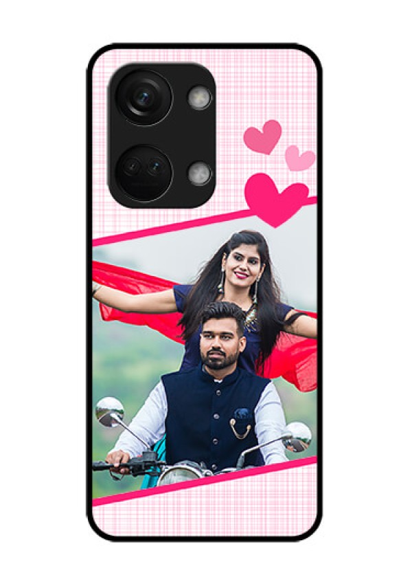 OnePlus Nord 3 5G Custom Glass Phone Case - Love Shape Heart Design