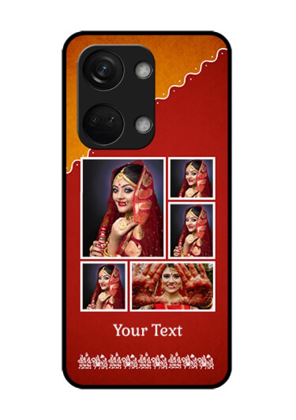 OnePlus Nord 3 5G Personalized Glass Phone Case - Wedding Pic Upload Design