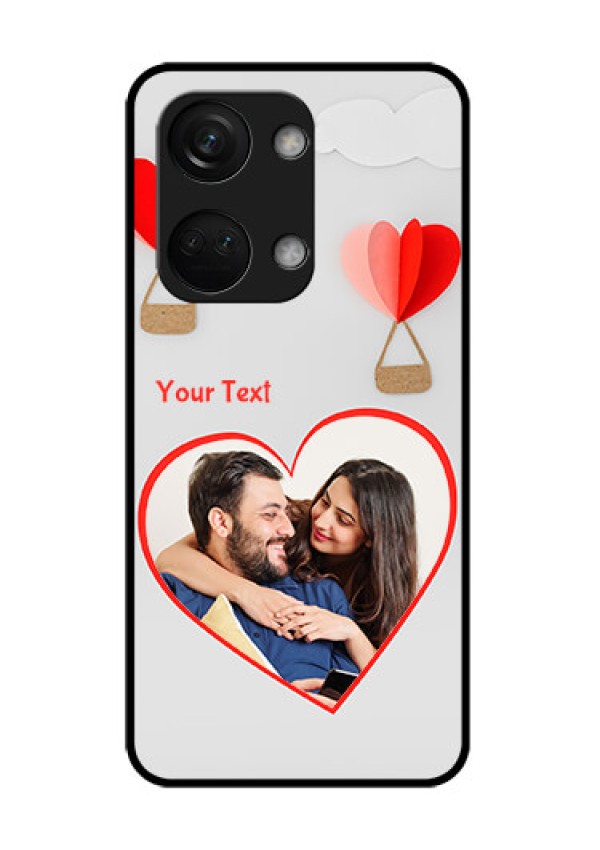 OnePlus Nord 3 5G Custom Glass Mobile Case - Parachute Love Design