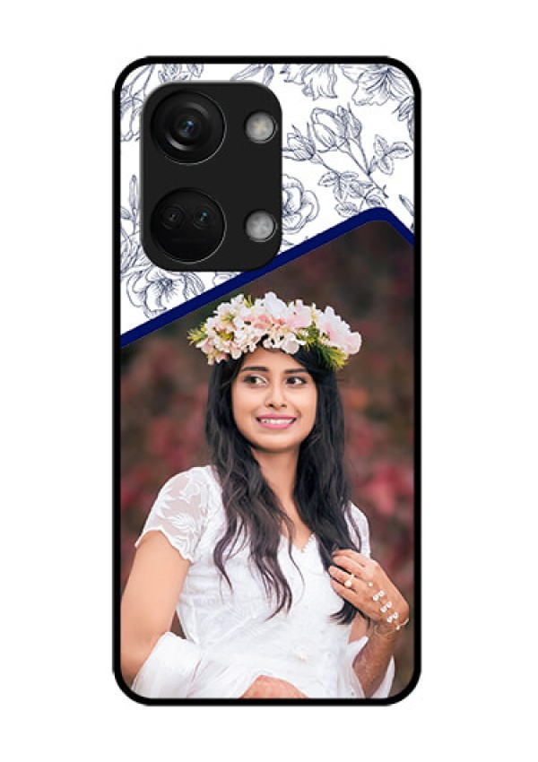 OnePlus Nord 3 5G Personalized Glass Phone Case - Premium Floral Design