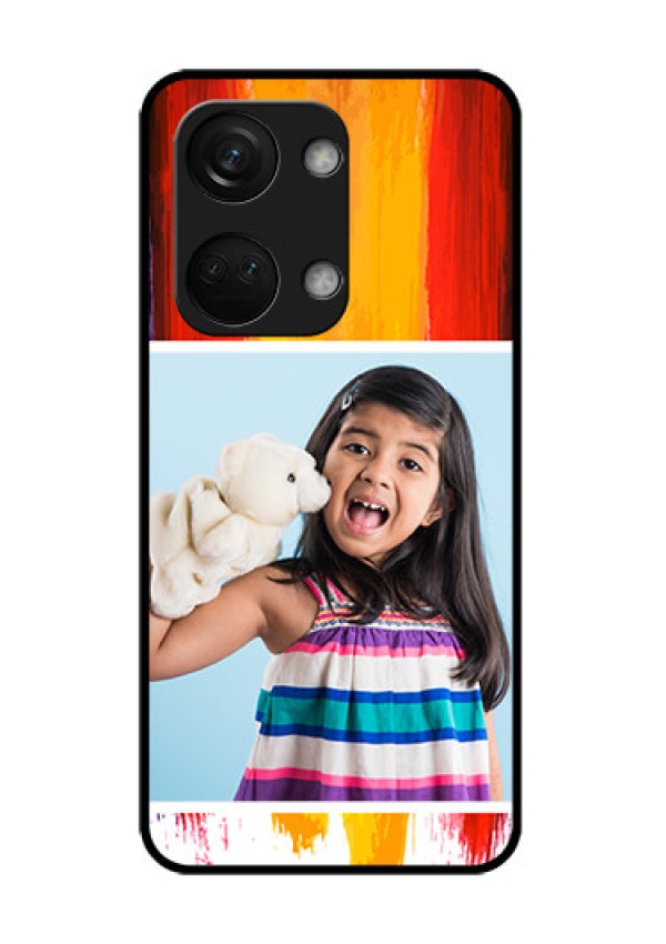 OnePlus Nord 3 5G Personalized Glass Phone Case - Multi Color Design