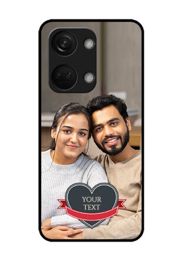 OnePlus Nord 3 5G Custom Glass Phone Case - Just Married Couple Design