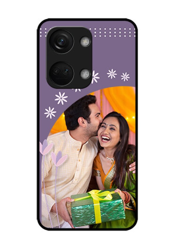 OnePlus Nord 3 5G Custom Glass Mobile Case - Lavender flowers design