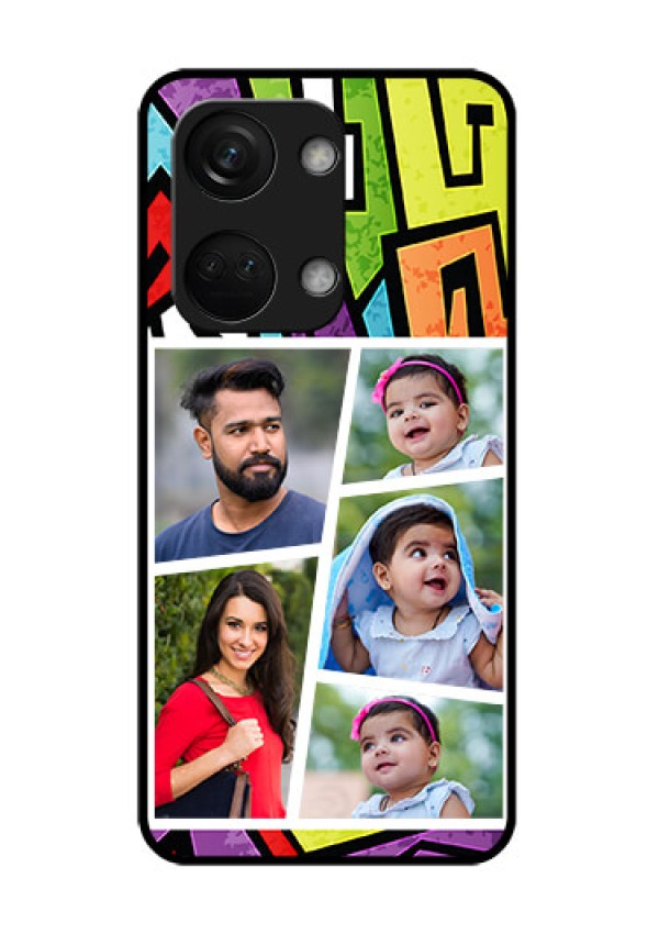 OnePlus Nord 3 5G Custom Glass Phone Case - Graffiti pattern Design