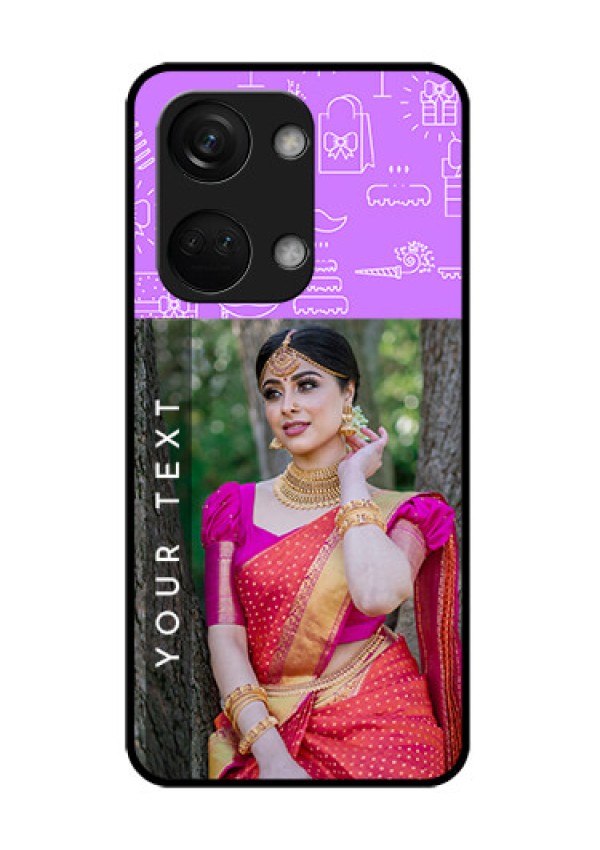 OnePlus Nord 3 5G Custom Glass Mobile Case - Birthday Icons Design