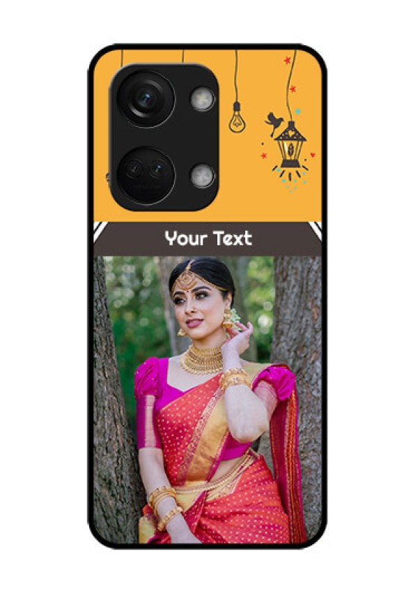 OnePlus Nord 3 5G Custom Glass Mobile Case - with Family Picture and Icons