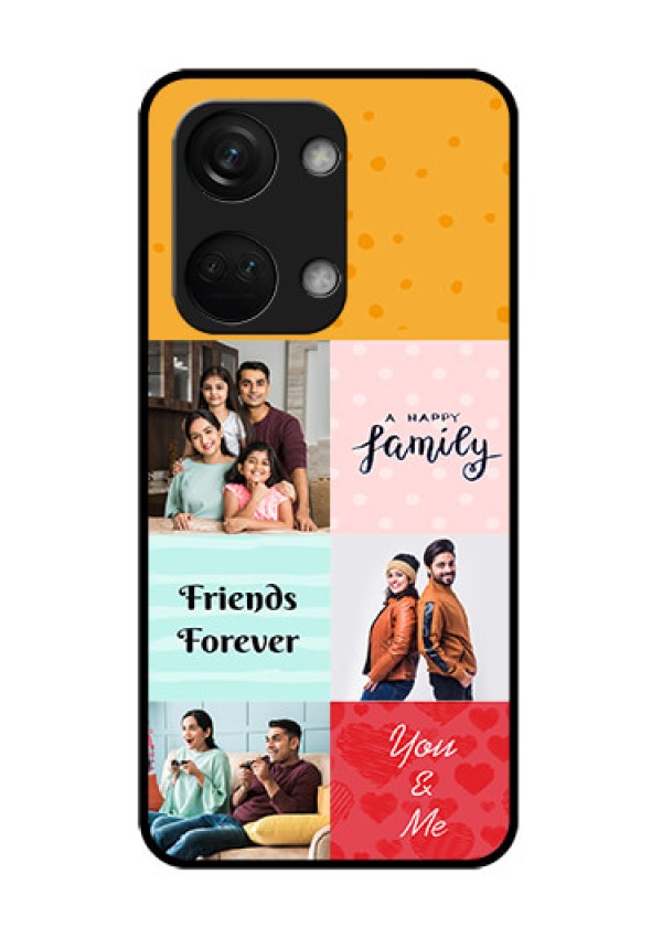 OnePlus Nord 3 5G Personalized Glass Phone Case - Images with Quotes Design