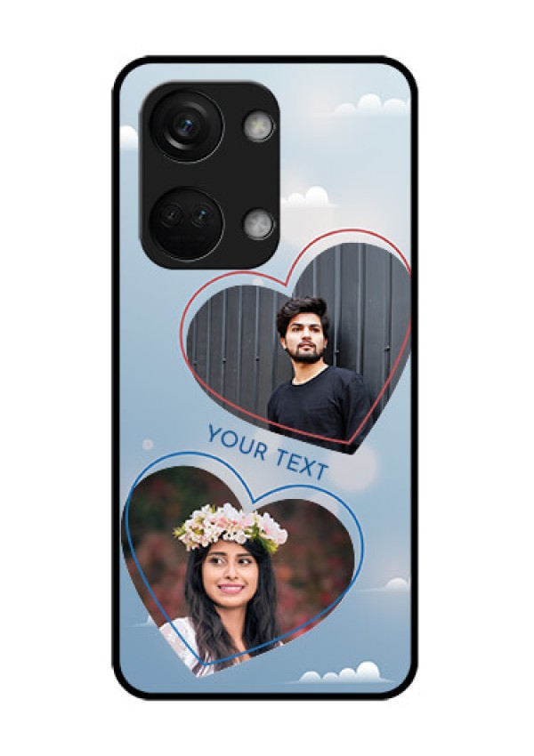 OnePlus Nord 3 5G Custom Glass Mobile Case - Blue Color Couple Design