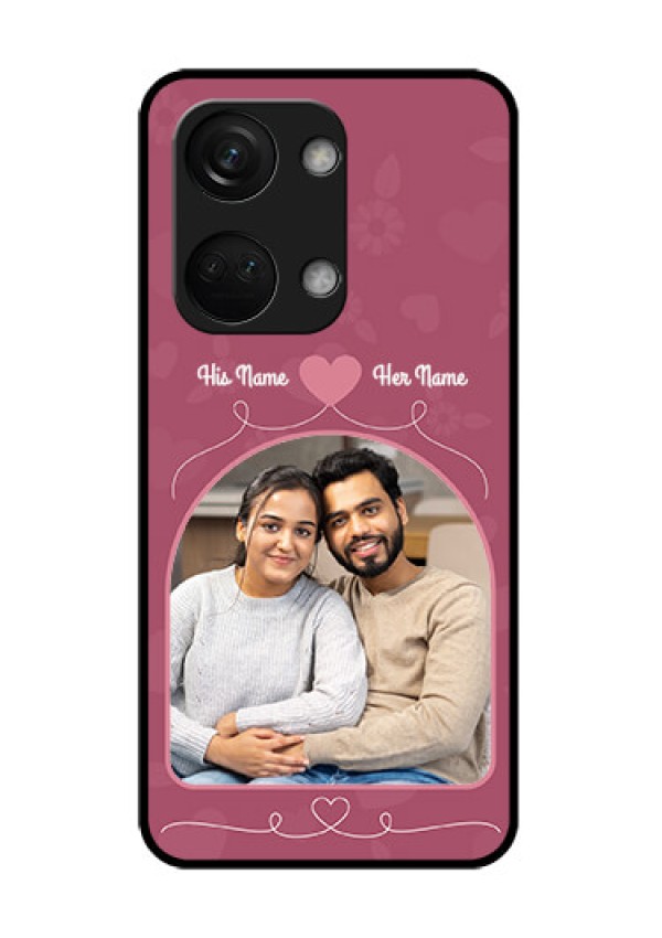 OnePlus Nord 3 5G Photo Printing on Glass Case - Love Floral Design