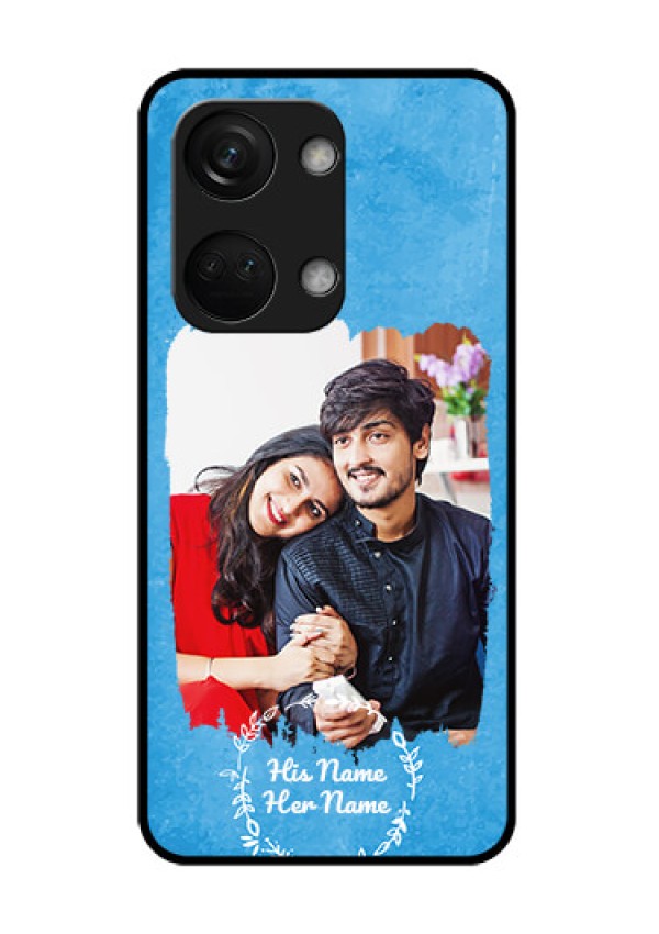 OnePlus Nord 3 5G Custom Glass Phone Case - Blue Color Vintage Design
