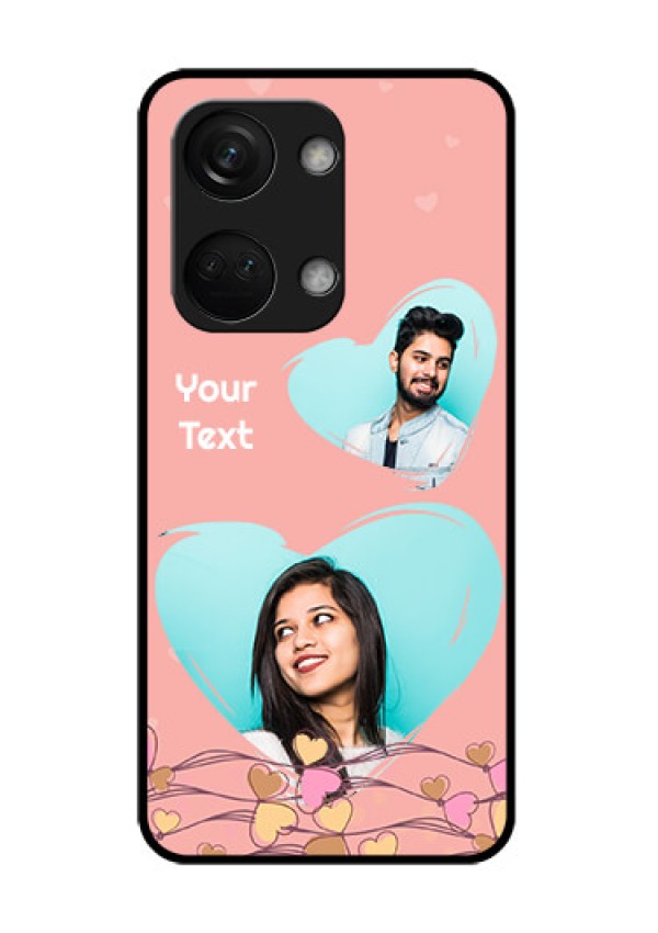 OnePlus Nord 3 5G Custom Glass Mobile Case - Love Doodle Design