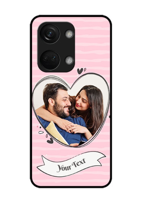 OnePlus Nord 3 5G Custom Glass Phone Case - Vintage Heart Design