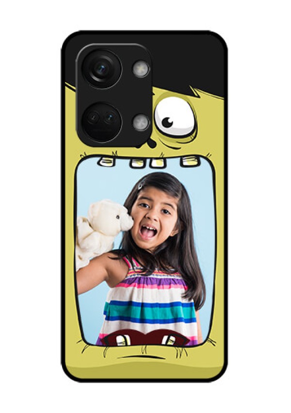OnePlus Nord 3 5G Personalized Glass Phone Case - Cartoon monster back case Design