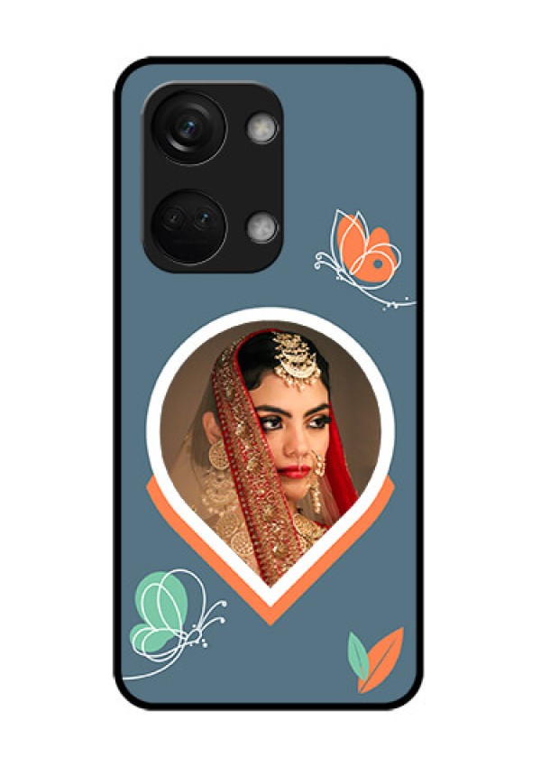 OnePlus Nord 3 5G Custom Glass Mobile Case - Droplet Butterflies Design