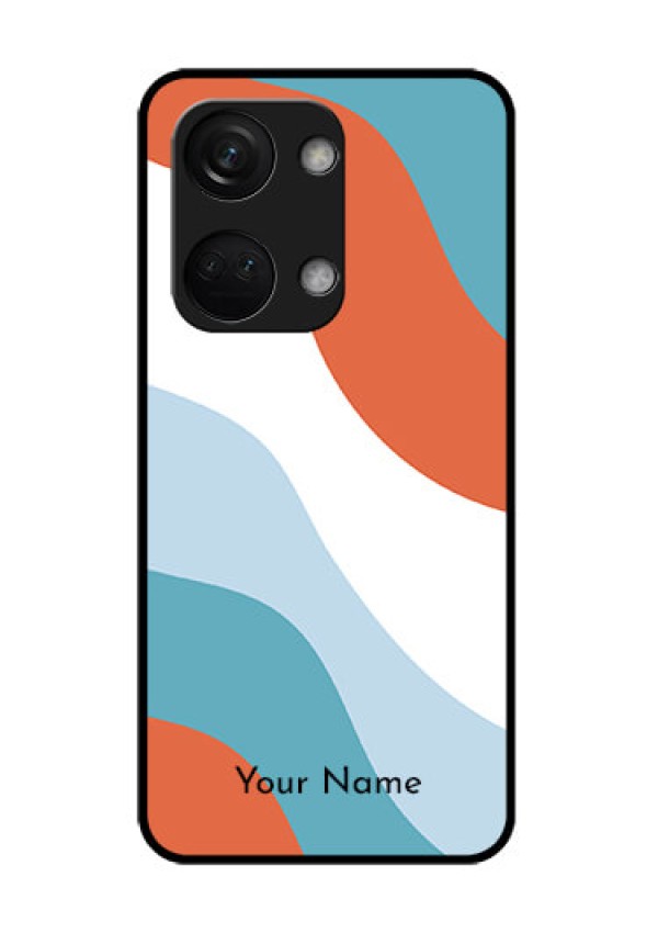 OnePlus Nord 3 5G Custom Glass Mobile Case - coloured Waves Design
