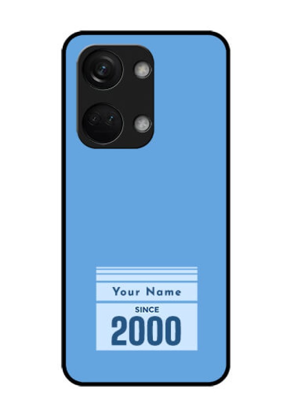OnePlus Nord 3 5G Custom Glass Mobile Case - Custom Year of birth Design