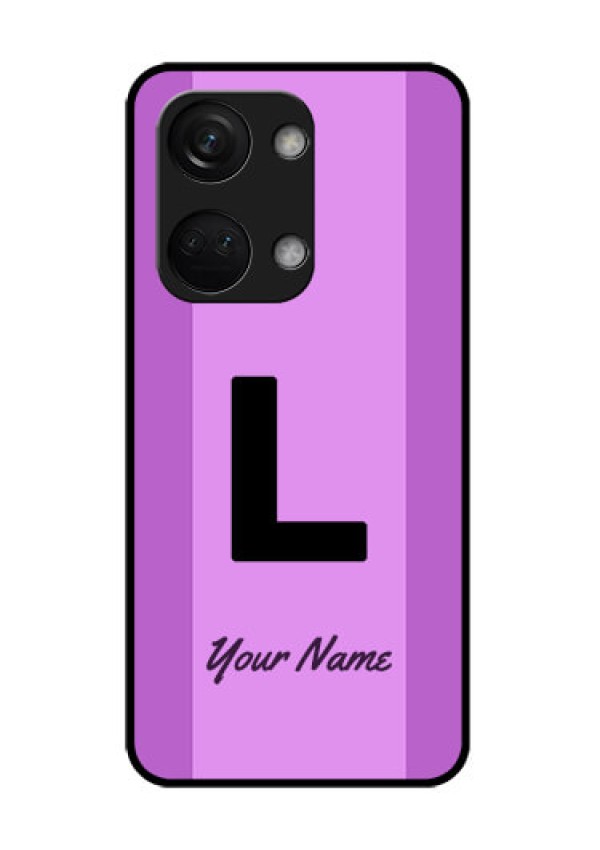 OnePlus Nord 3 5G Custom Glass Phone Case - Tricolor custom text Design
