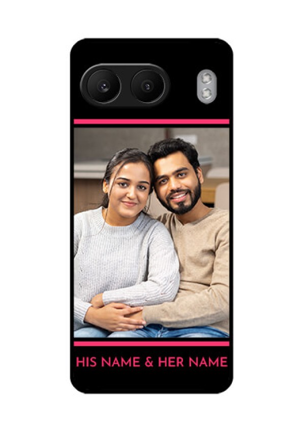 OnePlus Nord 4 5G Custom Glass Phone CaseWith Add Text Design