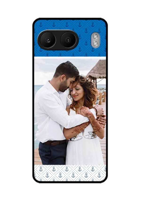 OnePlus Nord 4 5G Custom Glass Phone CaseBlue Anchors Design
