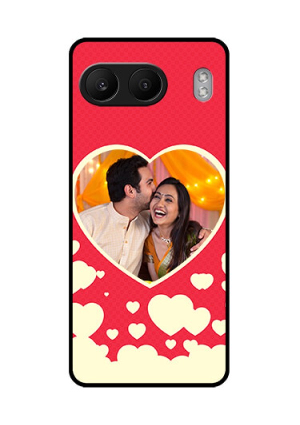 OnePlus Nord 4 5G Custom Glass Phone CaseLove Symbols Phone Cover Design