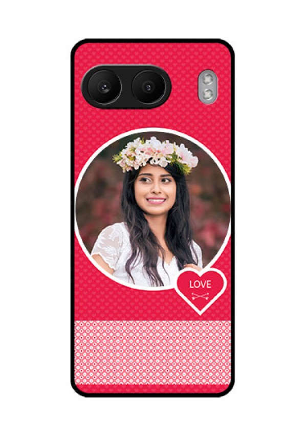 OnePlus Nord 4 5G Custom Glass Phone CasePink Color Pattern Design
