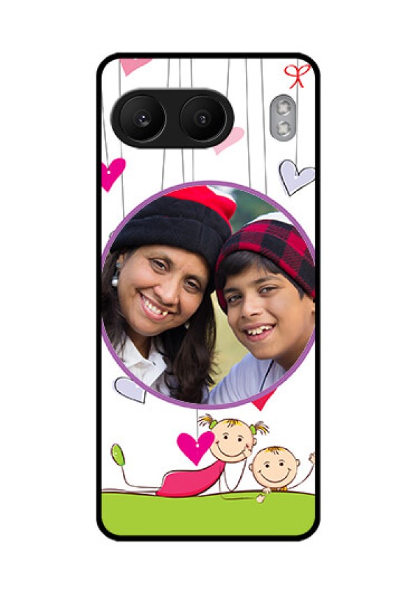 OnePlus Nord 4 5G Custom Glass Phone CaseCute Kids Phone Case Design