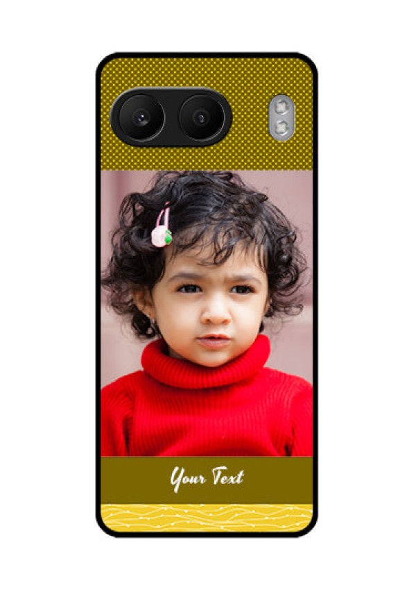 OnePlus Nord 4 5G Custom Glass Phone CaseSimple Green Color Design
