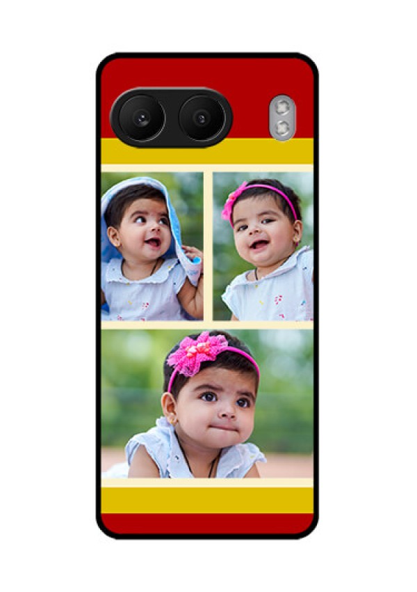 OnePlus Nord 4 5G Custom Glass Phone CaseMultiple Pic Upload Design