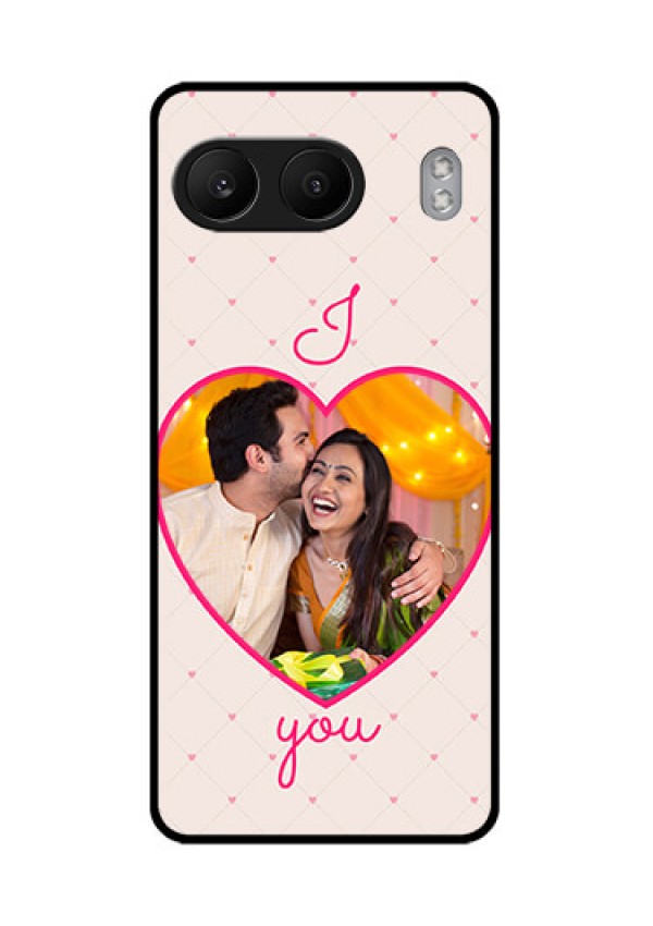 OnePlus Nord 4 5G Custom Glass Phone CaseHeart Shape Design