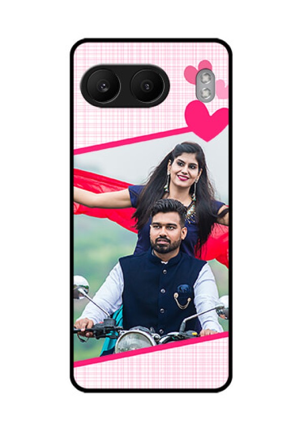 OnePlus Nord 4 5G Custom Glass Phone CaseLove Shape Heart Design