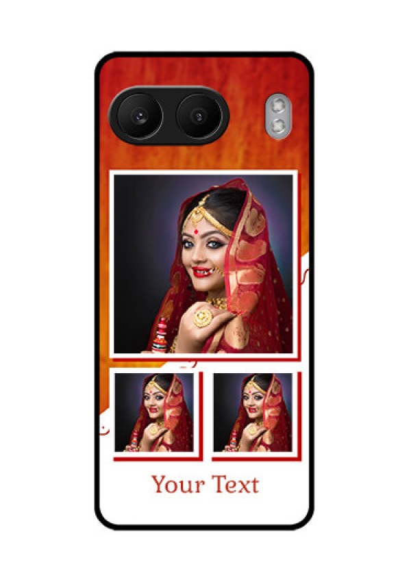 OnePlus Nord 4 5G Custom Glass Phone CaseWedding Memories Design