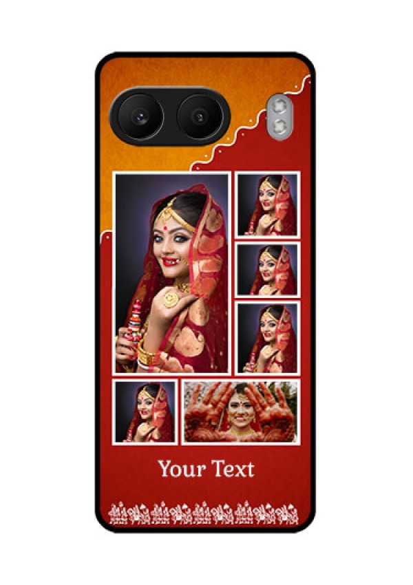 OnePlus Nord 4 5G Custom Glass Phone CaseWedding Pic Upload Design