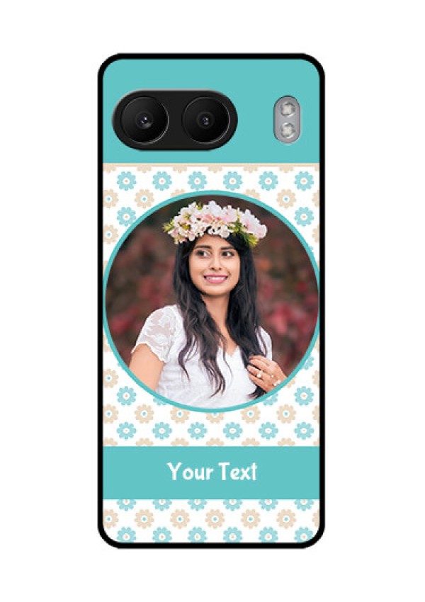 OnePlus Nord 4 5G Custom Glass Phone CaseBeautiful Flowers Design