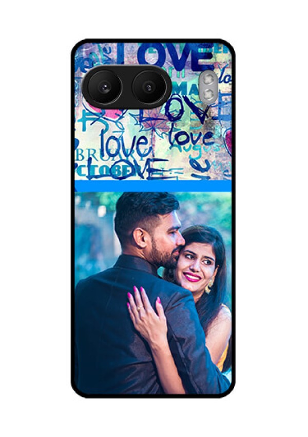 OnePlus Nord 4 5G Custom Glass Phone CaseColorful Love Design