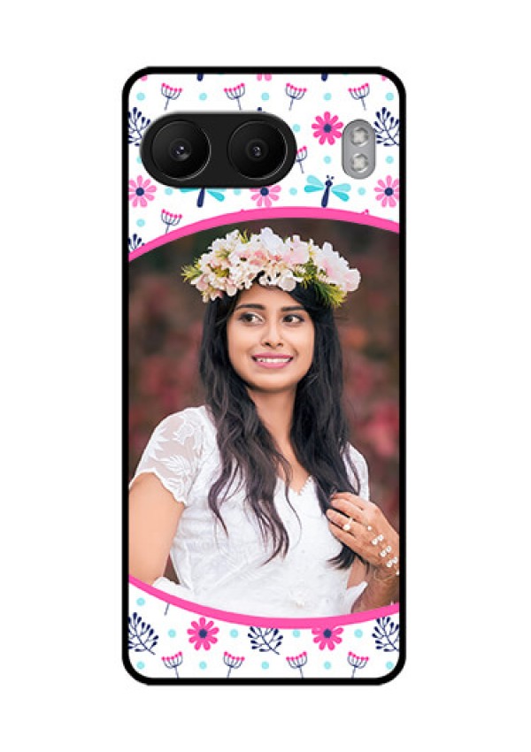 OnePlus Nord 4 5G Custom Glass Phone CaseColorful Flower Design