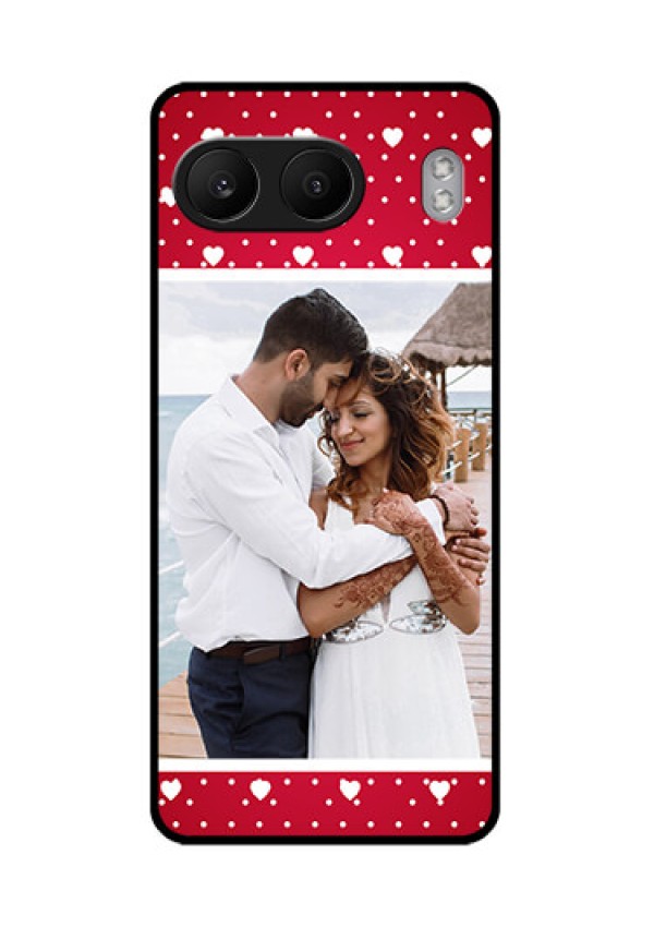 OnePlus Nord 4 5G Custom Glass Phone CaseHearts Mobile Case Design