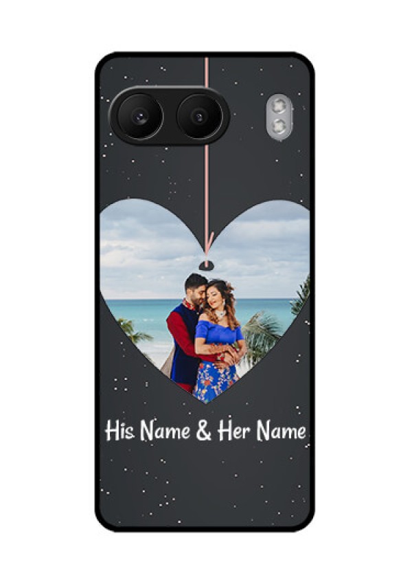 OnePlus Nord 4 5G Custom Glass Phone CaseHanging Heart Design