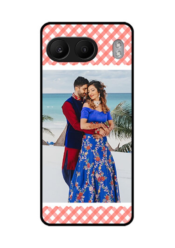 OnePlus Nord 4 5G Custom Glass Phone CasePink Pattern Design