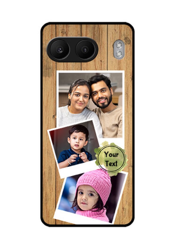 OnePlus Nord 4 5G Custom Glass Phone CaseWooden Texture Design