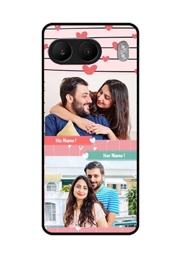 OnePlus Nord 4 5G Custom Glass Phone CasePhoto With Heart Design
