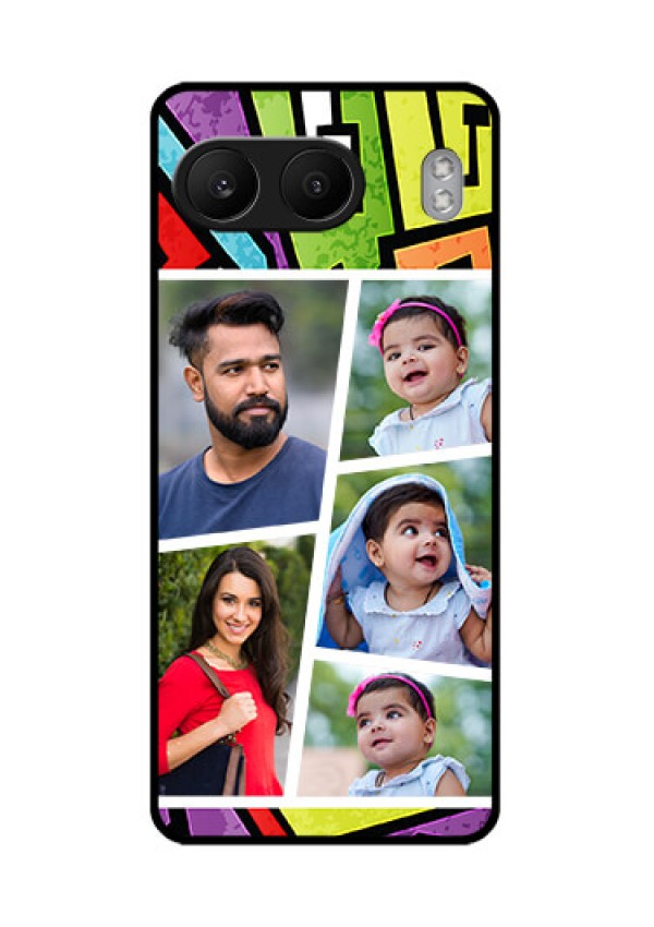 OnePlus Nord 4 5G Custom Glass Phone CaseGraffiti Pattern Design
