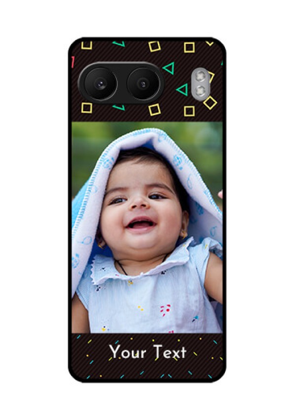 OnePlus Nord 4 5G Custom Glass Phone CaseWith Confetti Birthday Design