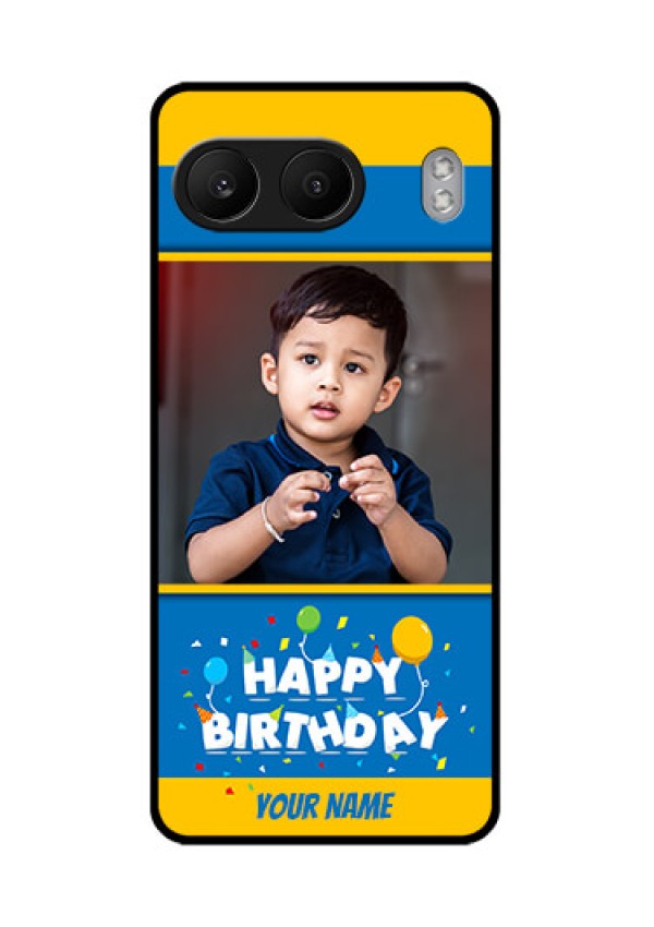 OnePlus Nord 4 5G Custom Glass Phone CaseBirthday Wishes Design